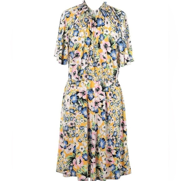 MAGGY LONDON‎ Women’s Midi Floral Print  Dresss Size 10 - Picture 4 of 12